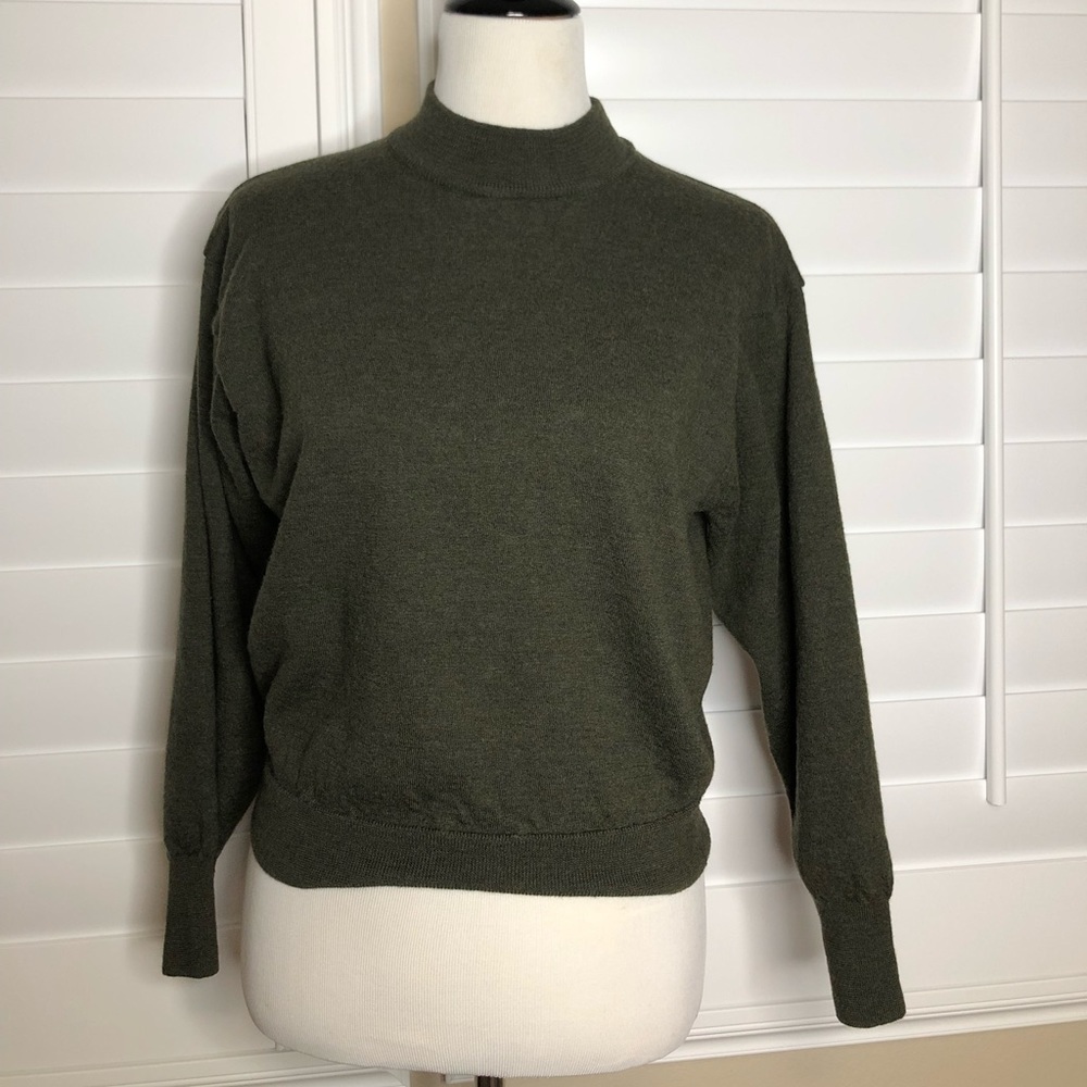 Olive green mock neck            C2